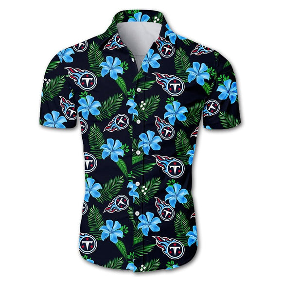 Tennessee Titans Hawaiian Shirt Floral Button Up