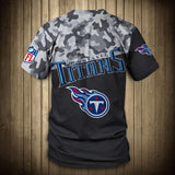 Tennessee Titans Military T Shirt 3D Short Sleeve
