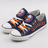 Cheap New York Islanders Shoes Letter Glow In The Dark Shoes Laces