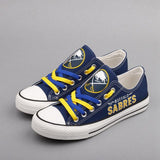 Cheap Custom Buffalo Sabres Shoes Letter Glow In The Dark Shoes Laces
