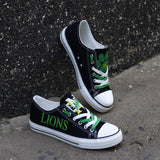 High School Canvas Shoes Printed Logo New Deal Lions Shoes
