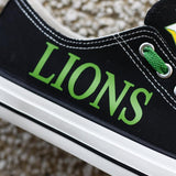High School Canvas Shoes Printed Logo New Deal Lions Shoes